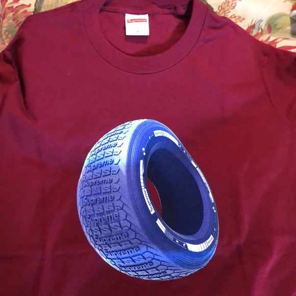 ❌Sold❌SUPREME size Small Authentic Vehicle Tire RARE NEW - Picture 8 of 13